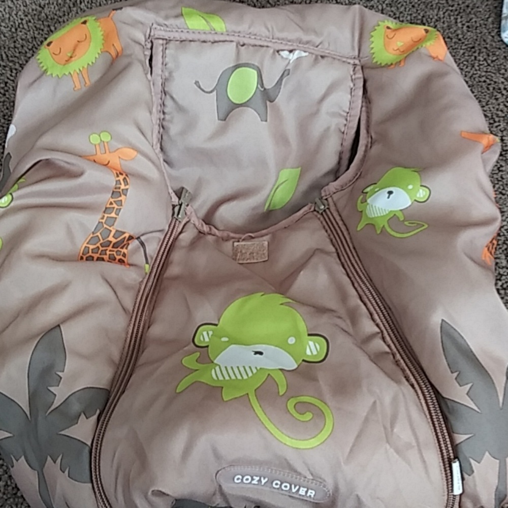 Jungle theme Carseat Cover